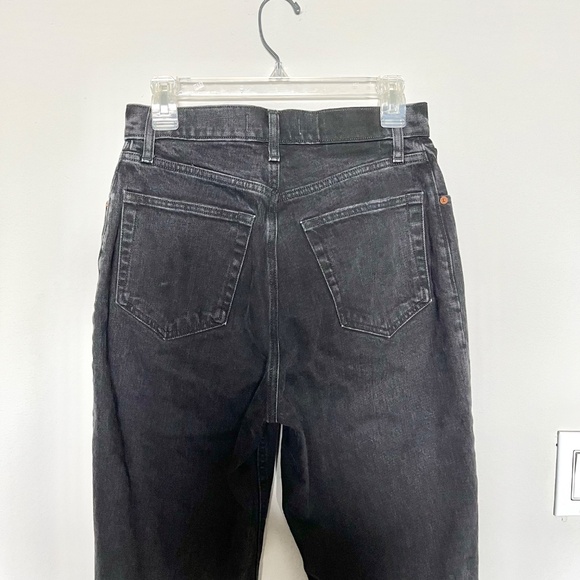 Abercrombie Curve Love Ultra High Rise 90s Straight Jean Black 28 / 6 Regular - Picture 7 of 14